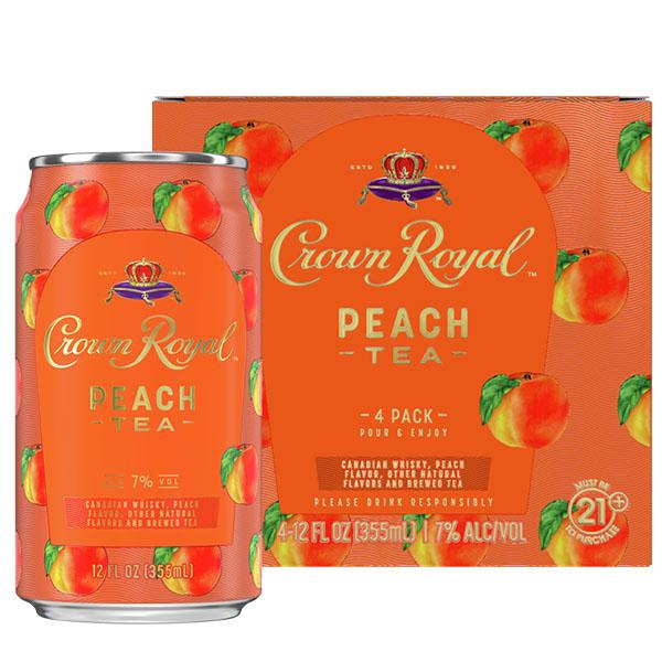 Crown Royal Peach Tea 4pk Cans