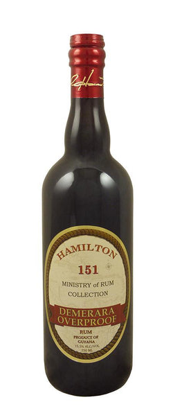 Hamilton 151° Overproof Demerara Rum 750ml
