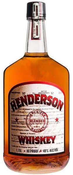 Henderson Blended American Whiskey 1.75L