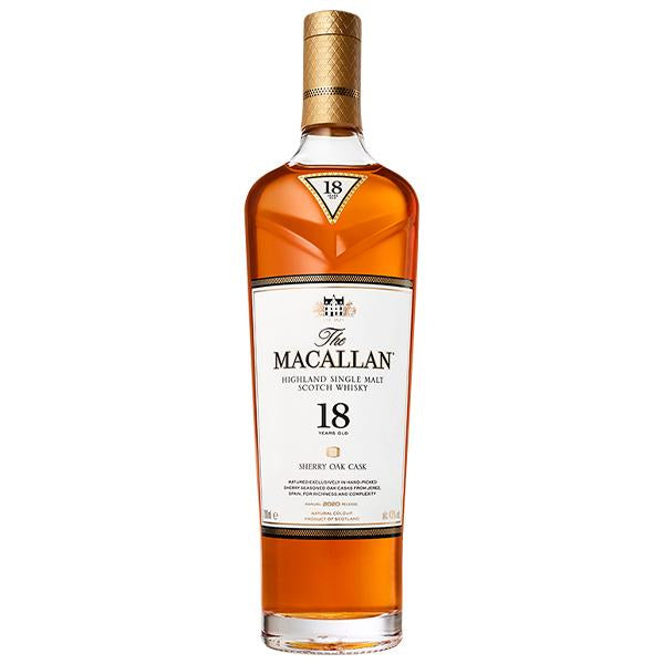 Macallan 18 Year Sherry Oak Scotch Whiskey - 750ml