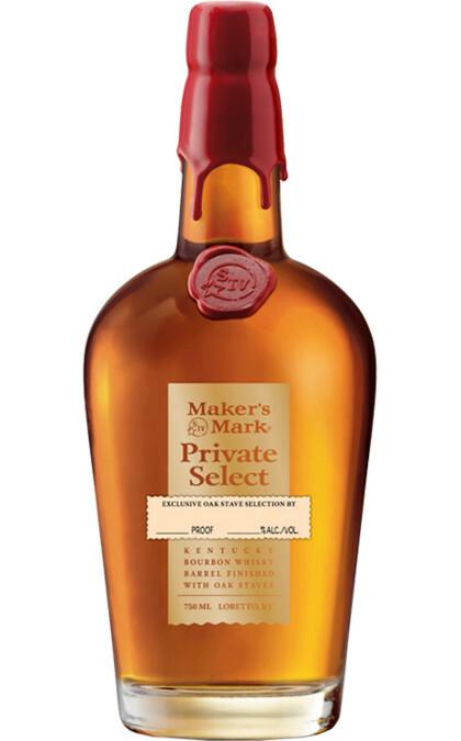 Maker's Mark Private Select Kentucky Bourbon Whiskey Exclusive Oak Stave Selection by Puzzle Bar
