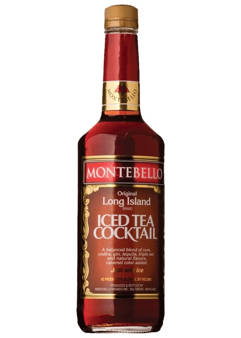 Montebello Long Island Iced Tea Cocktail - 750ml