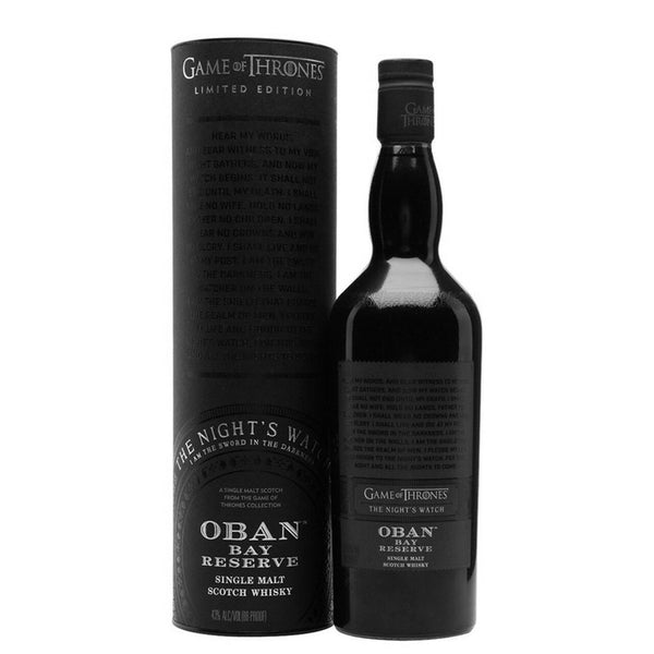 Oban Game of Thrones "The Night's Watch" Single Malt Scotch - 750ml