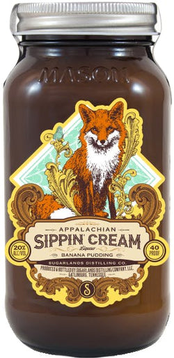 Sugarlands Distilling Co. Appalachian Sippin' Cream Banana Pudding Moonshine